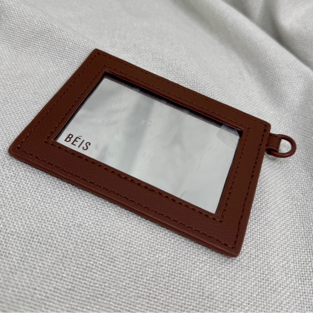 BEIS Mirrored Card Holder in Maple